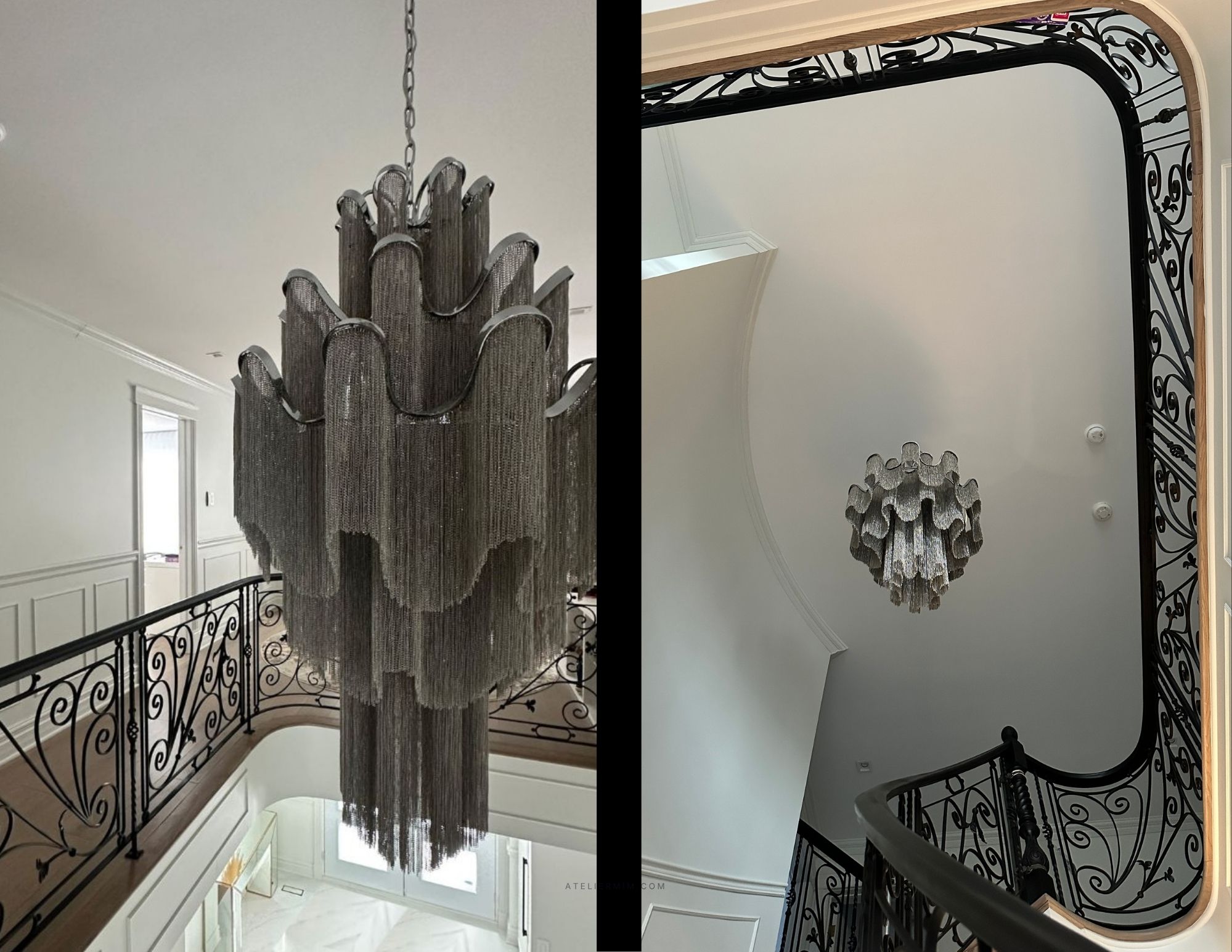 Turnkey luxury residence Stair case designed by Atelier MIM
