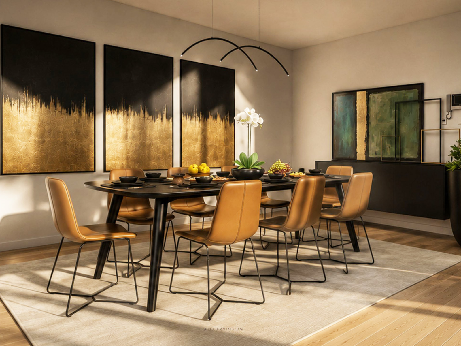 Every furniture piece at Skyvilla Riyadh was carefully selected 