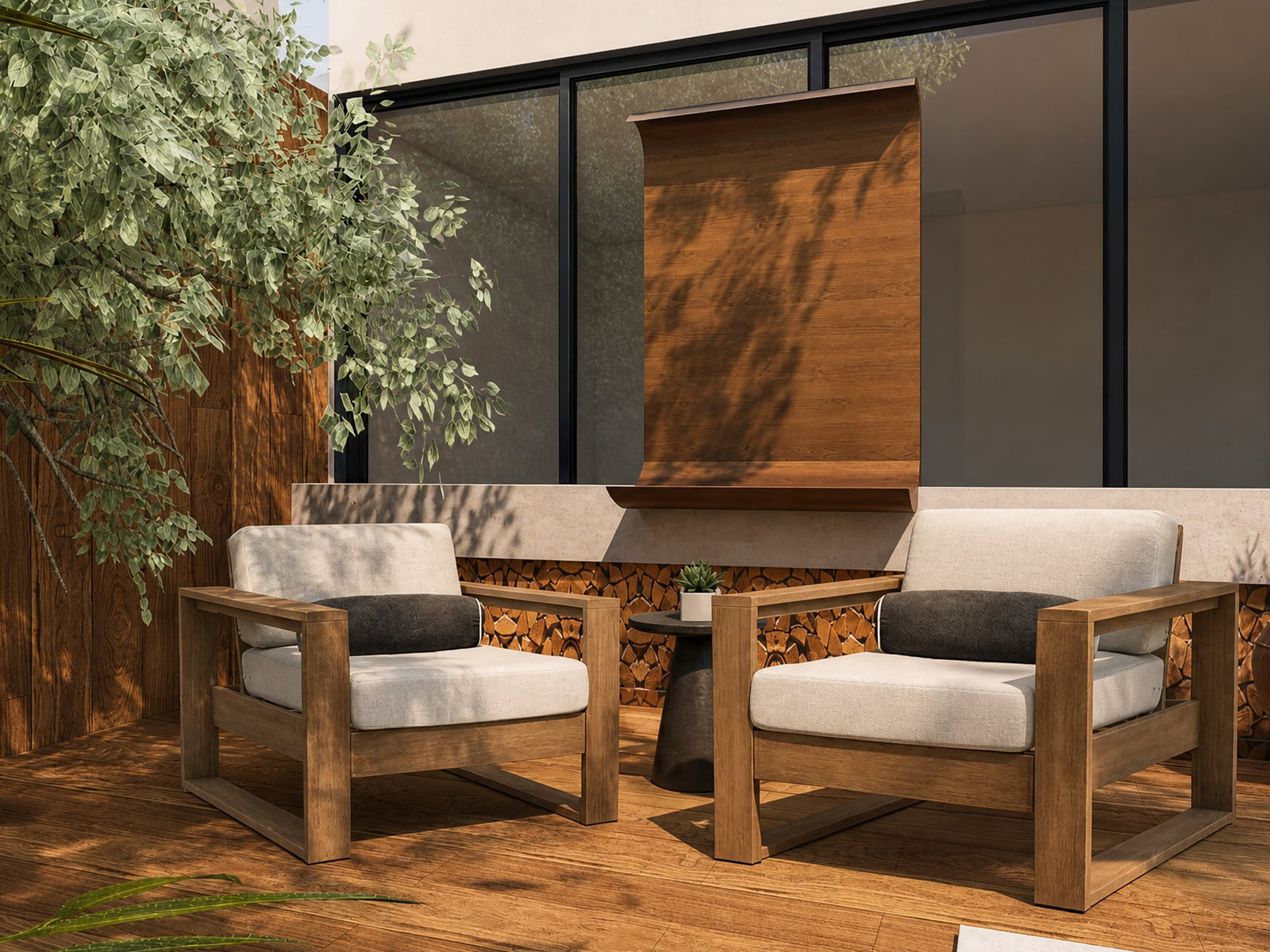 Every furniture piece at Skyvilla Riyadh was carefully selected 