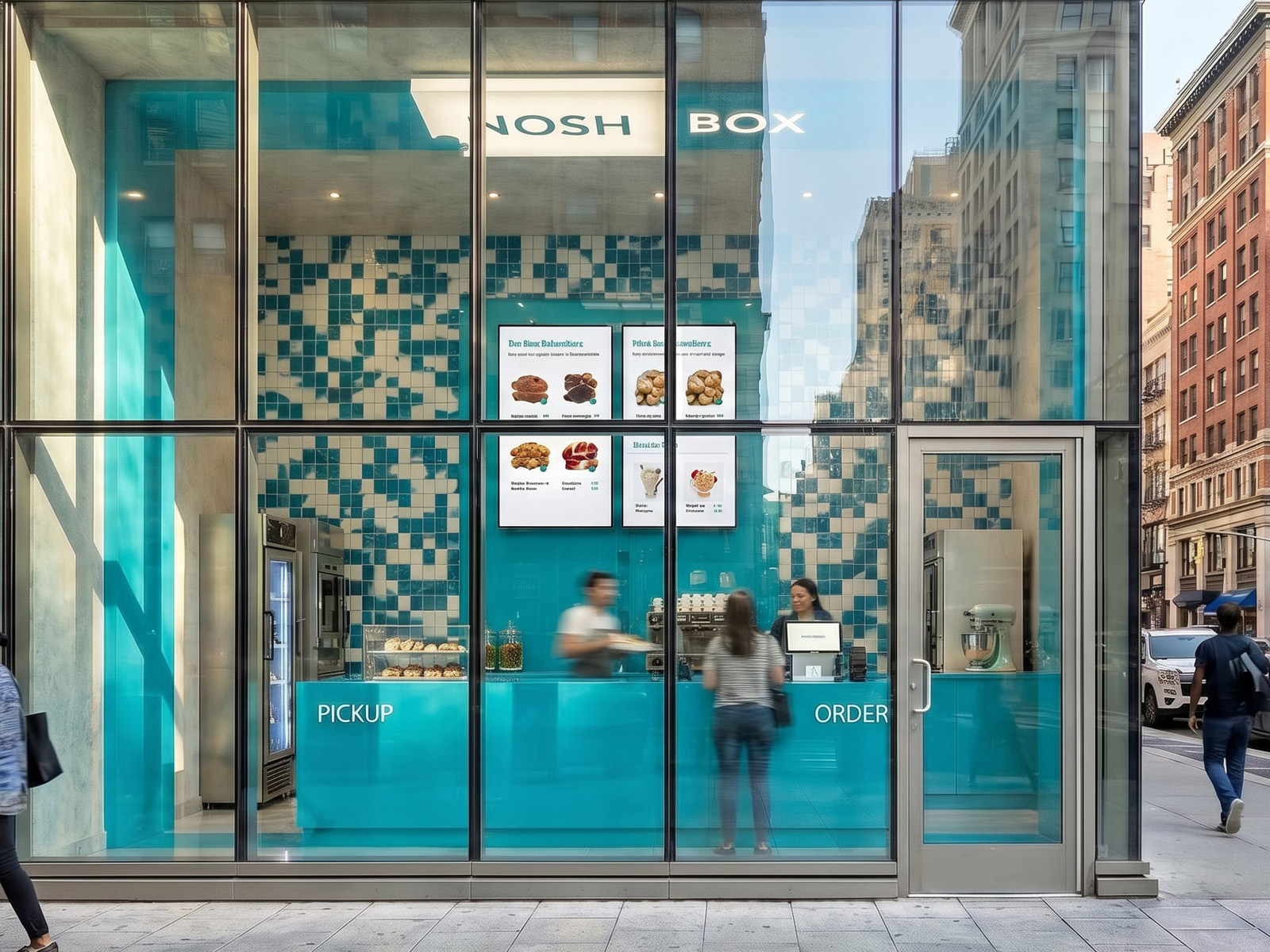 NoshBox, Atelier MIM designed every detail to be memorable, shareable, and instantly recognizable across both physical and digital experiences.