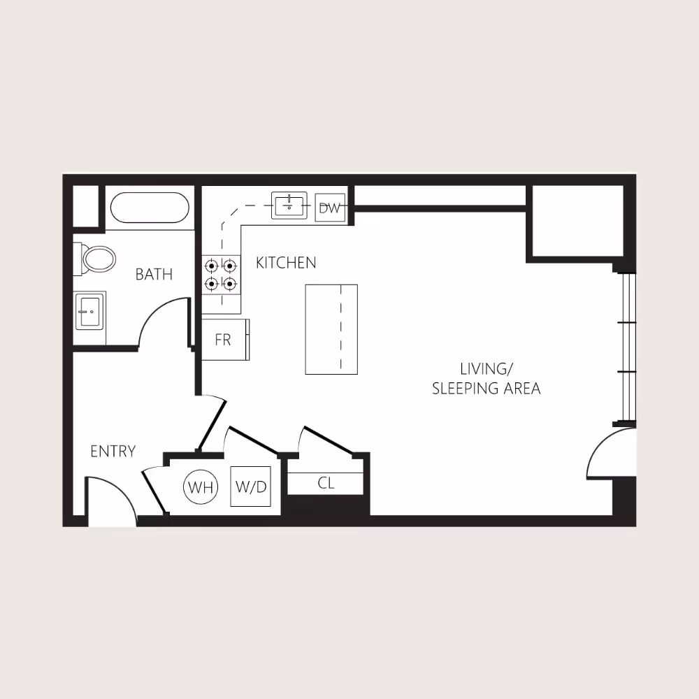 Executive D floor plan layout