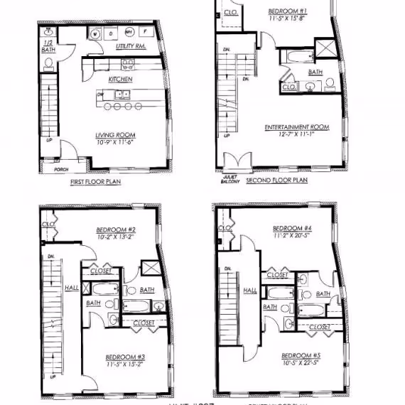 5 North - 5x5.5 layout