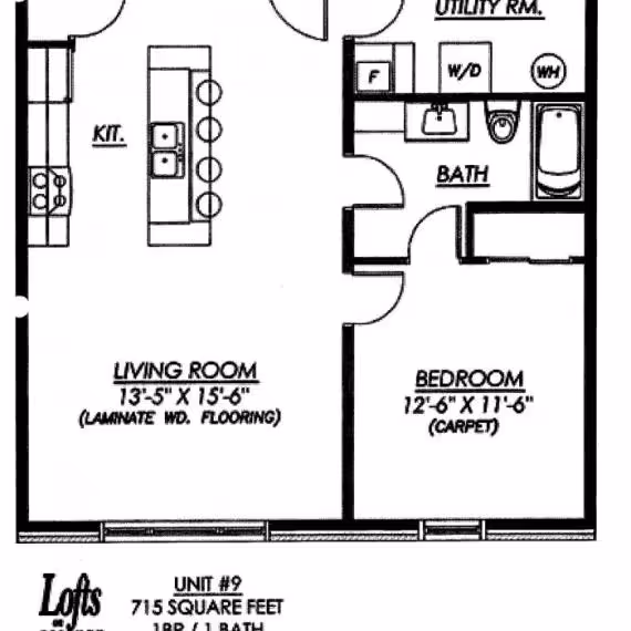 Lofts on College - 1x1 #10/9/5/4 layout
