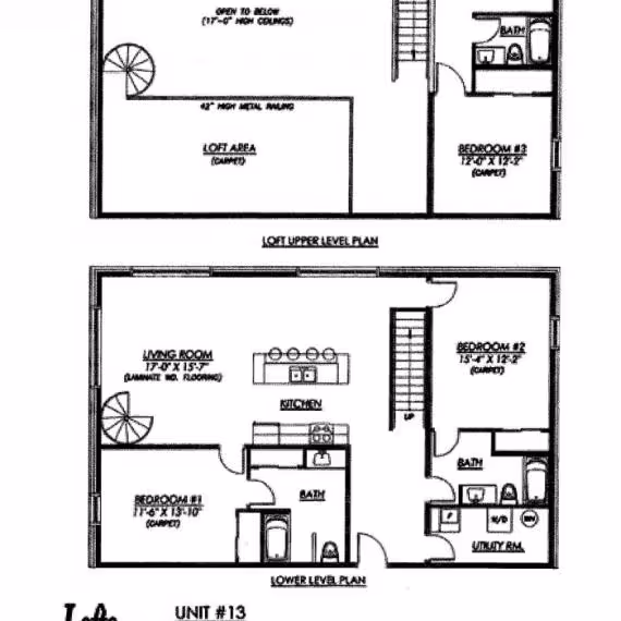 Lofts on College - 3x3 #13 layout