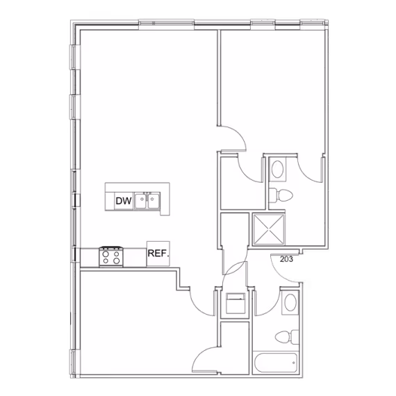 9 North - 2x2 Non-Corner #214/314 layout