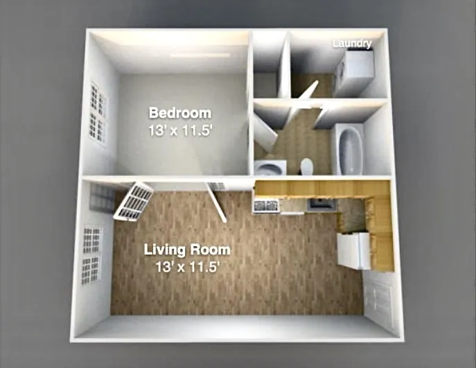 The Northern - 1x1 layout
