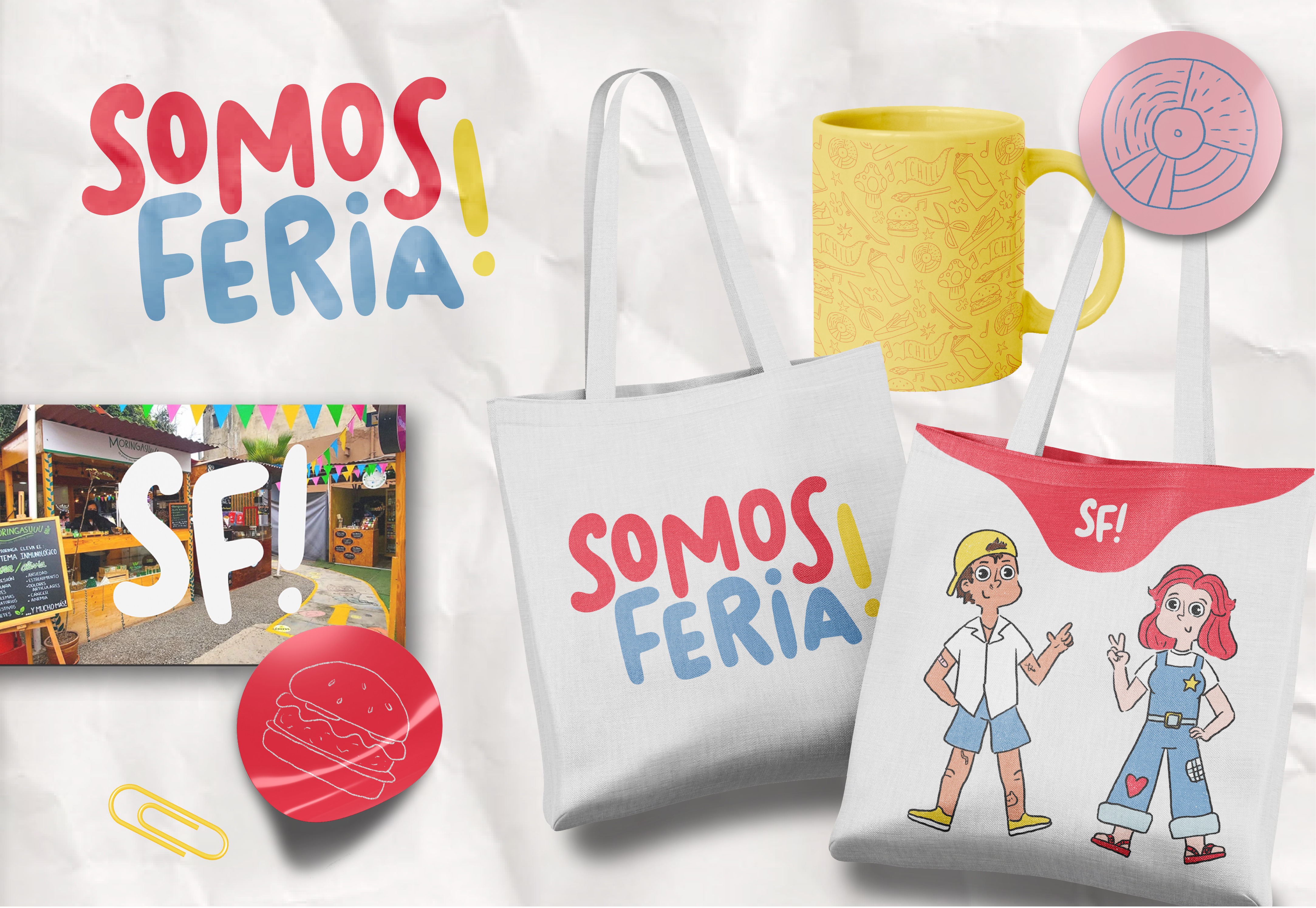 Somos Feria! Branding and merch