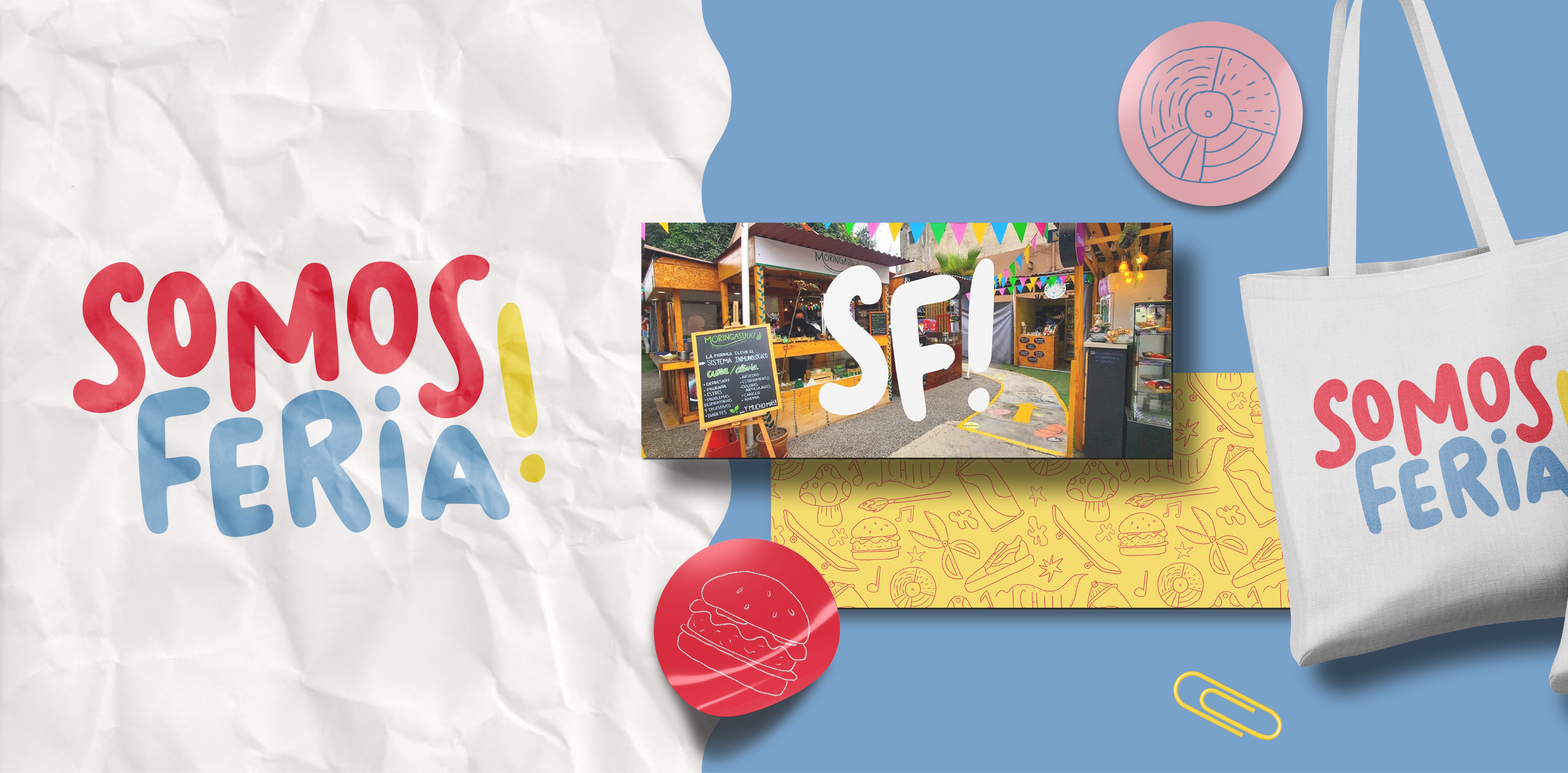 Somos Feria! Branding and merch