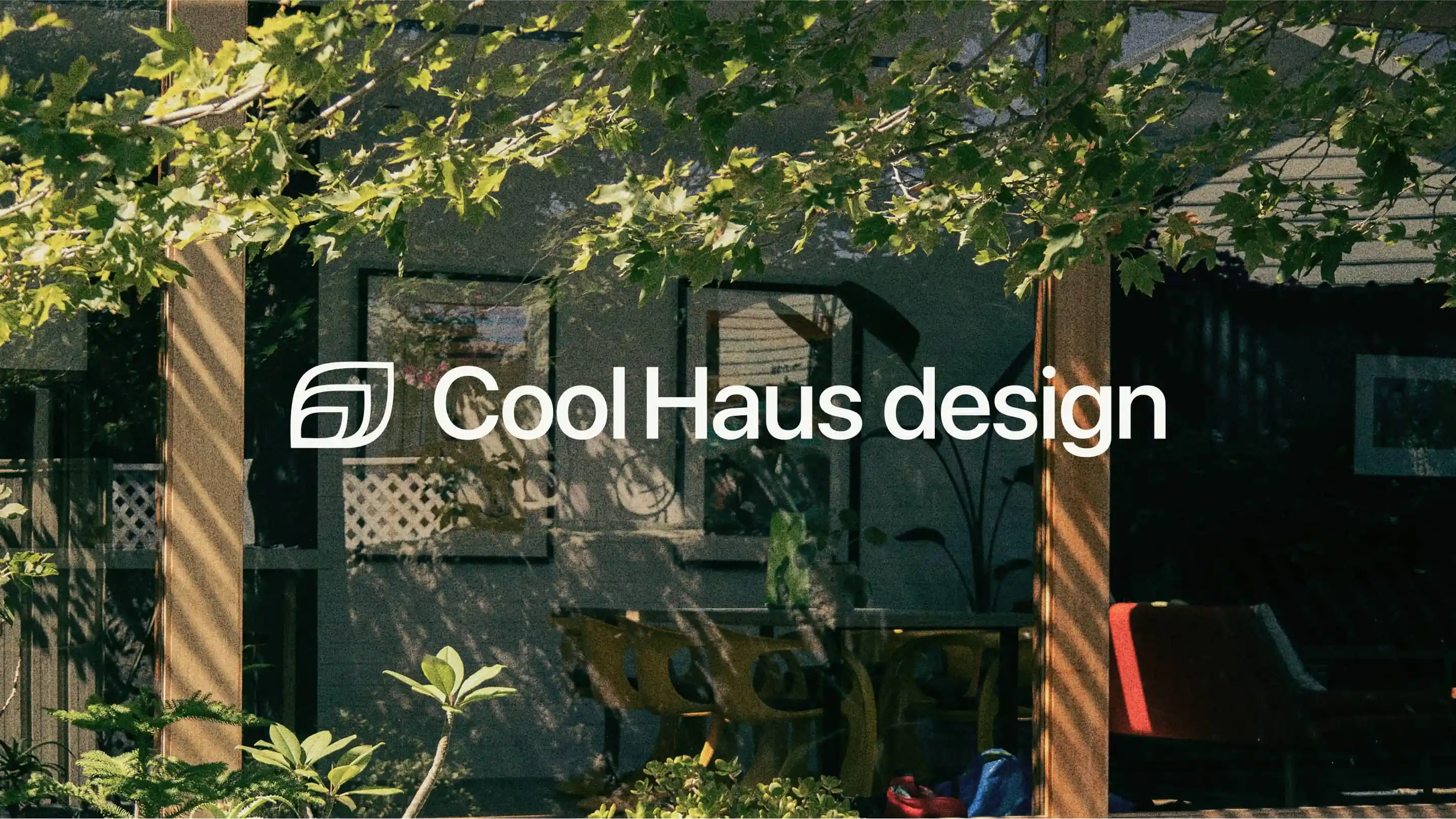 Cool Haus Design logo on a natural background