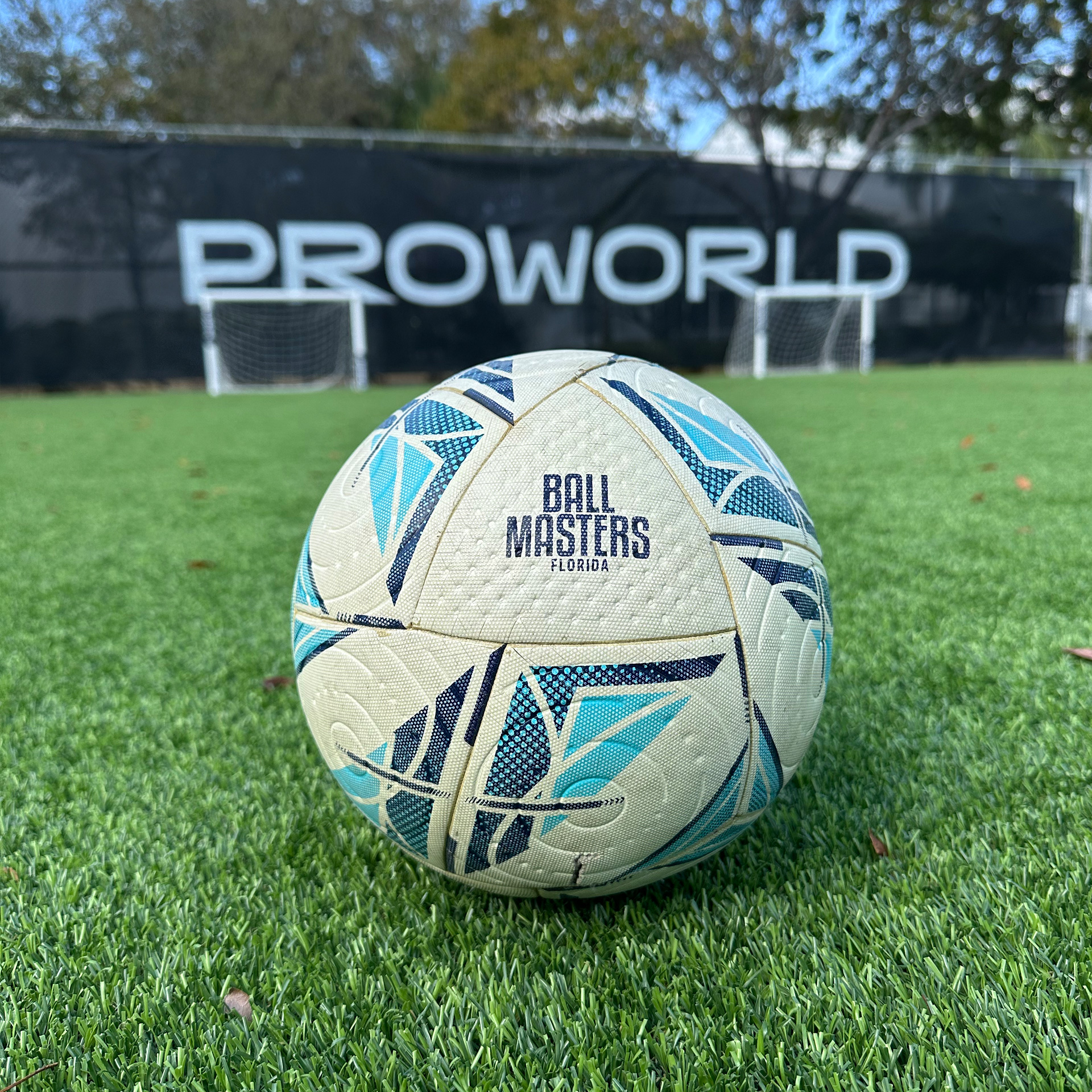 Soccer training on the ProWorld turf fields