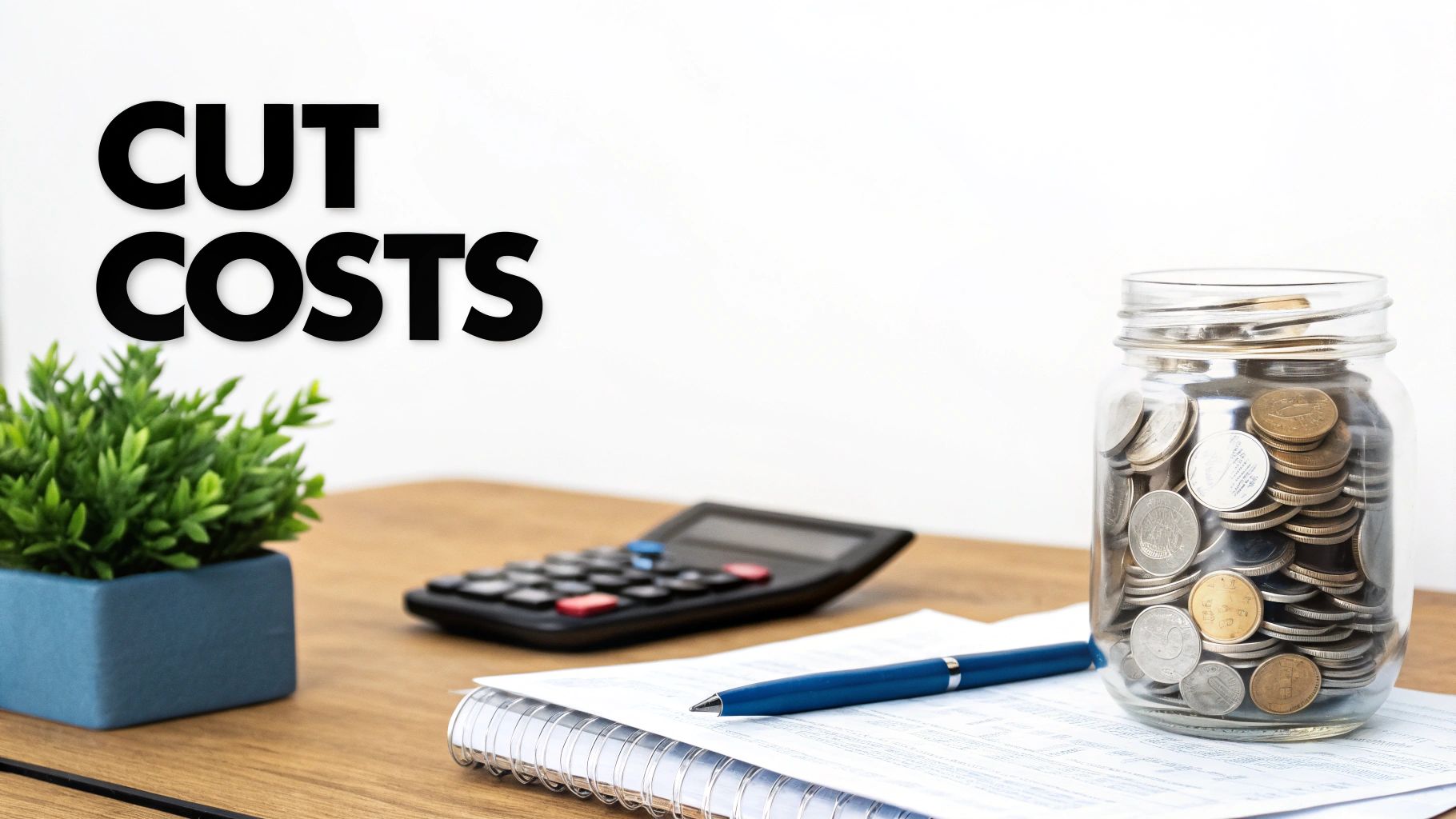 Couple planning their budget