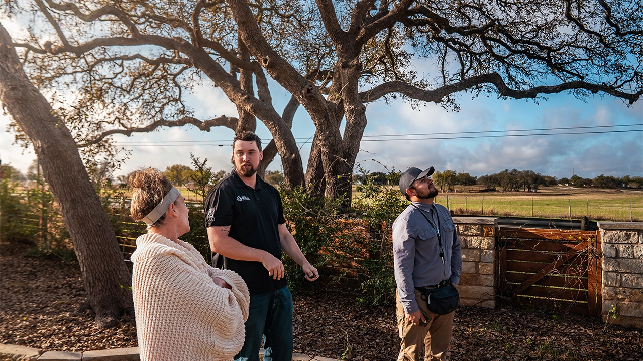 Tree Scouts crew at work in Central Texas