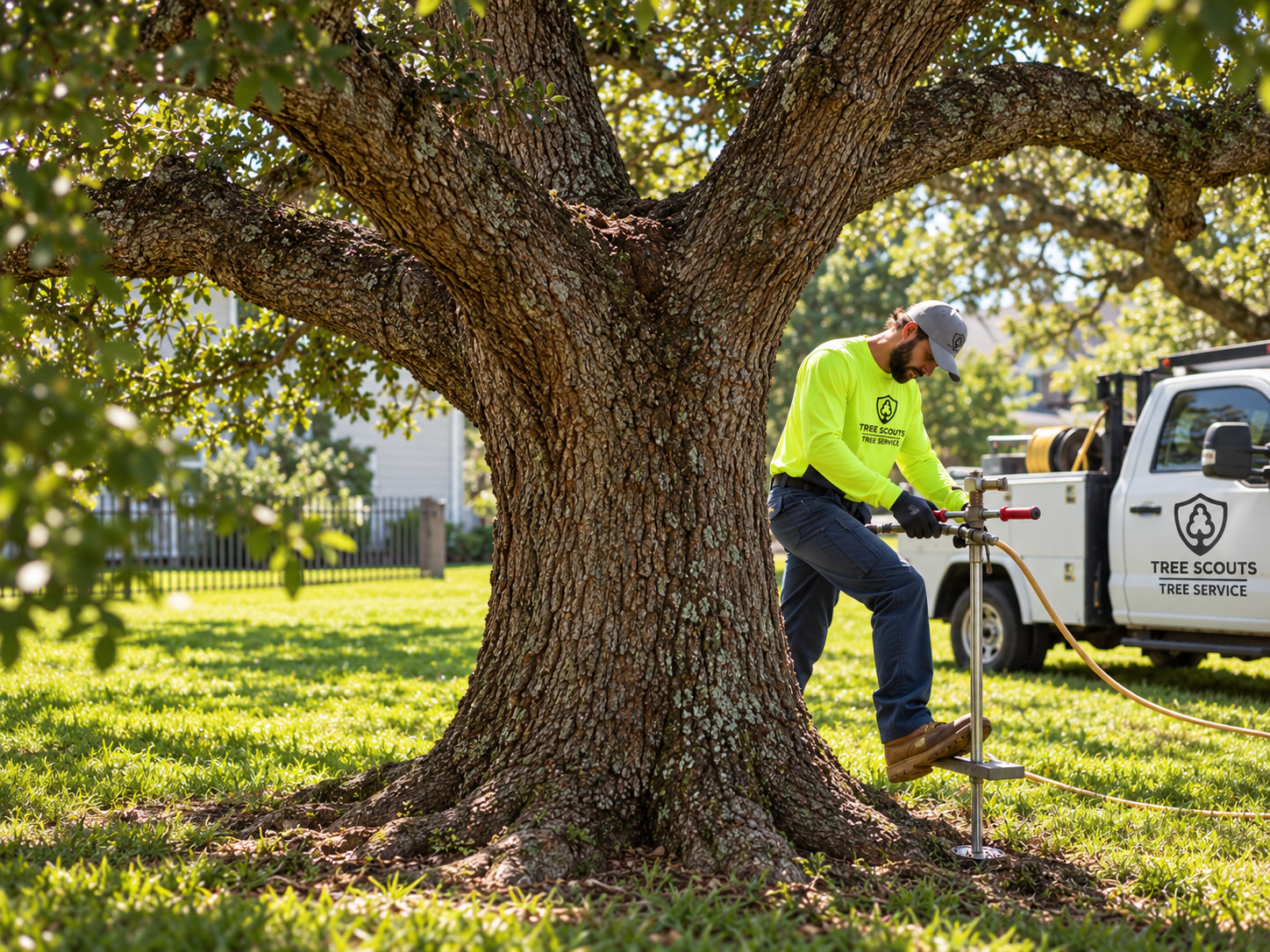 Tree Scouts crew at work in Central Texas