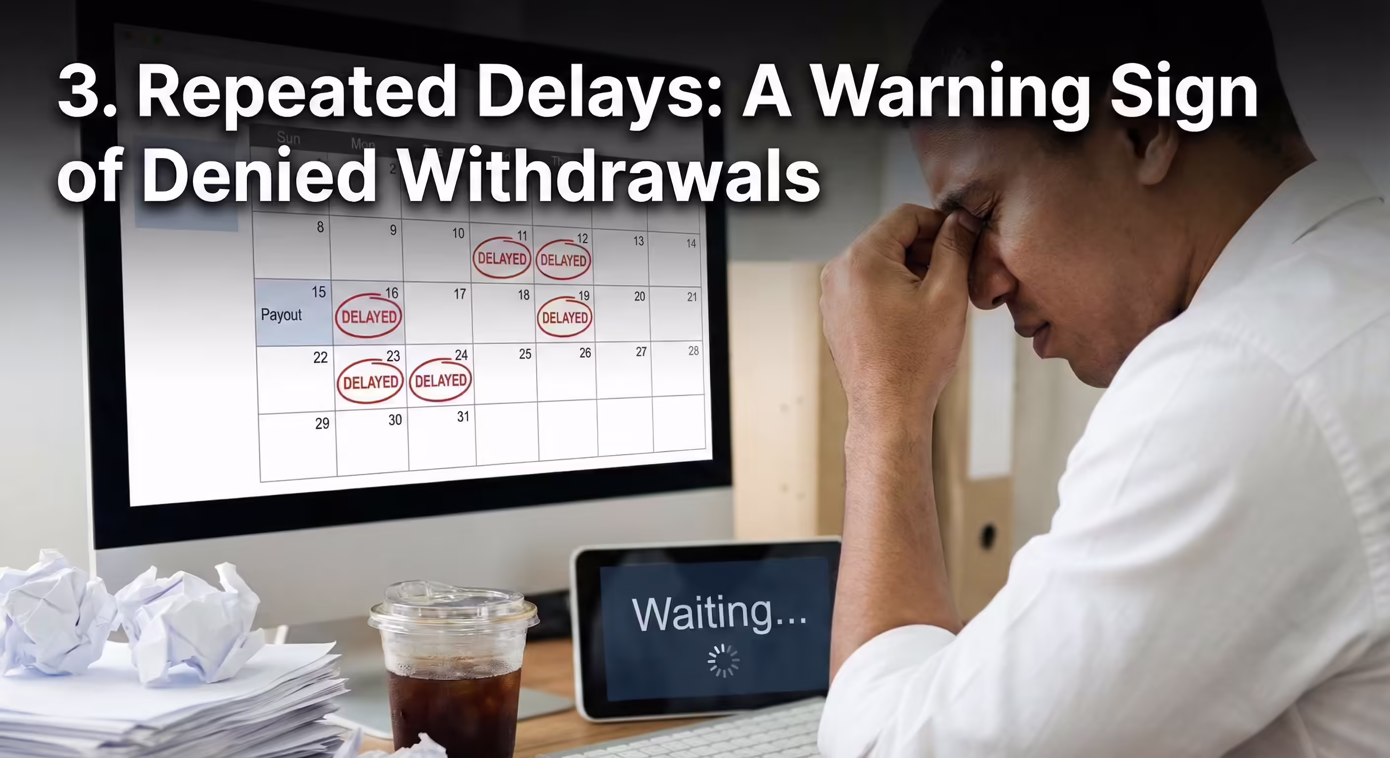 Repeated Delays Warning Sign