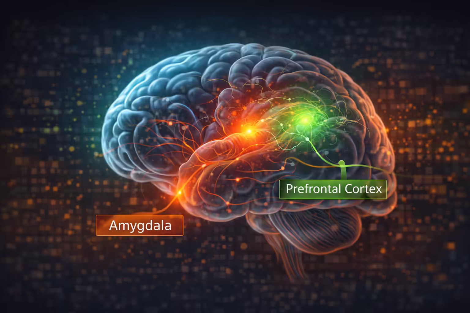 Brain diagram amygdala