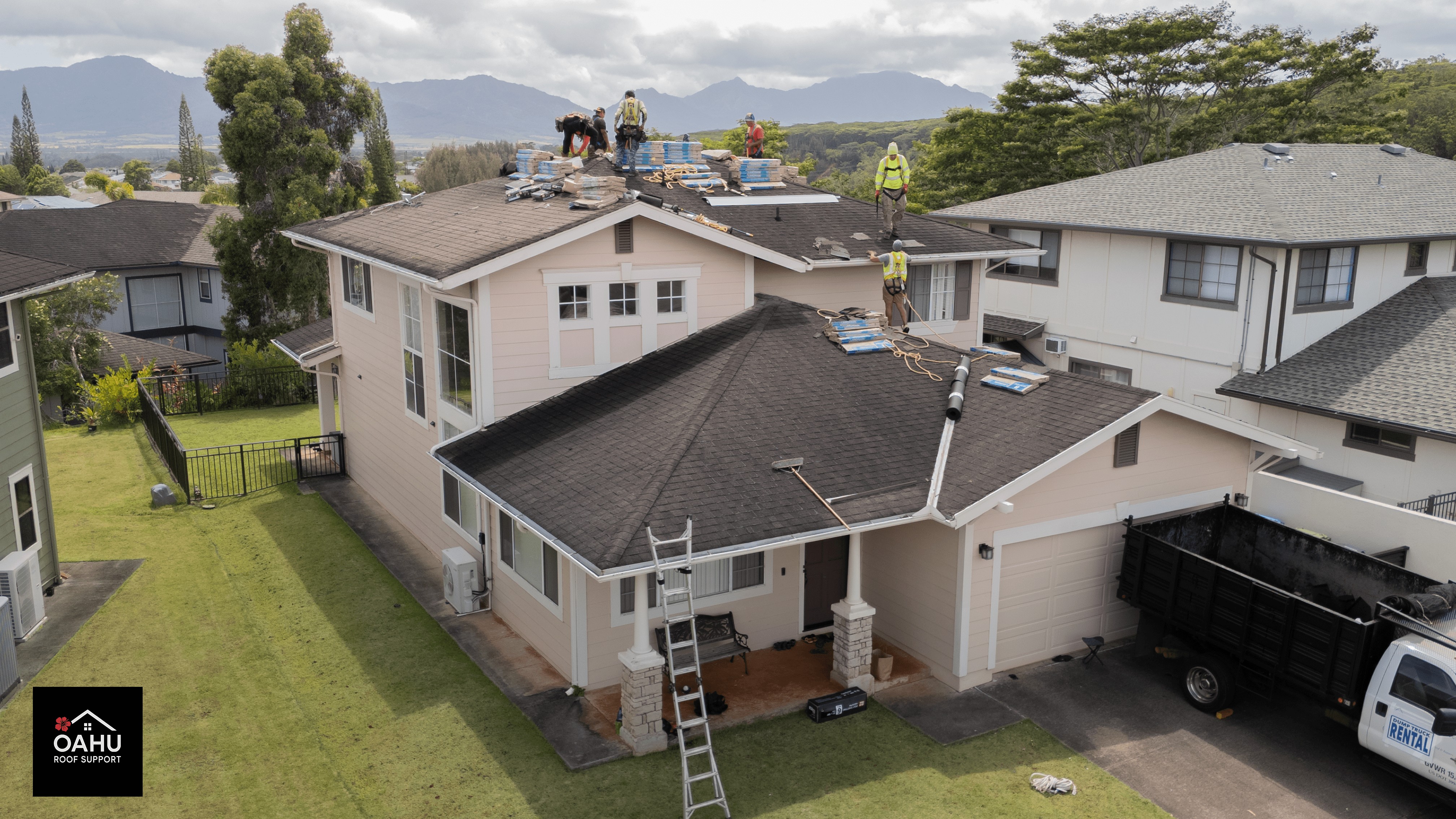 Before roof repair