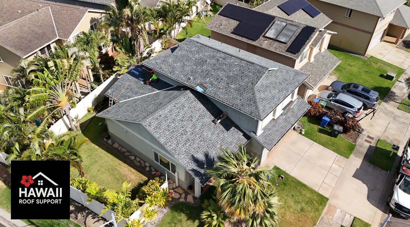 Comparison of different roofing materials on Hawaiian homes
