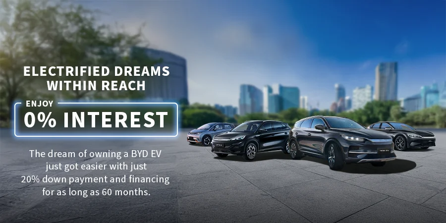 BYD x BPI 0% Interest Financing Offer