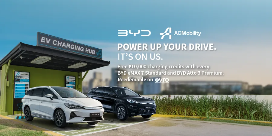 BYD’s ₱10,000 Charging Credits Promo