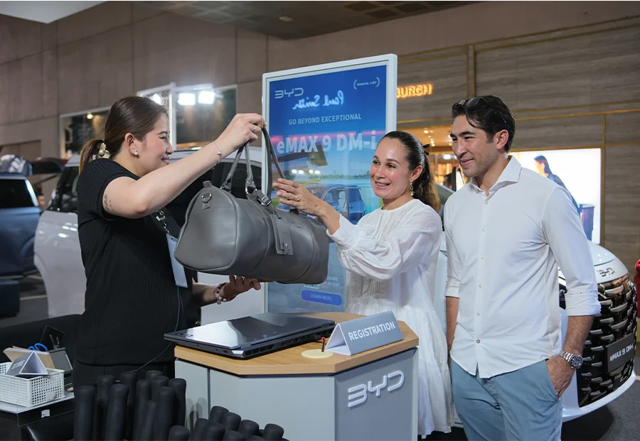 BYD Booth at the BYD Greenbelt Tech Tour