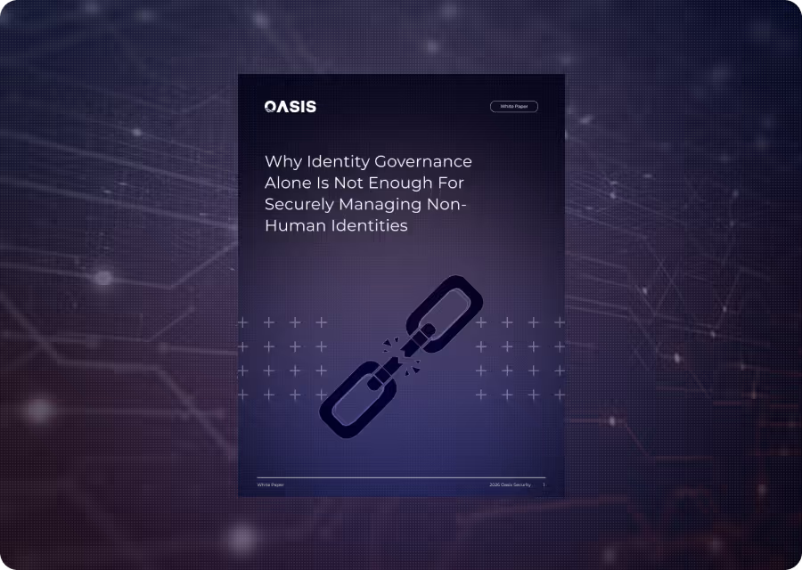 Broken chain symbolizing IGA limitations for non-human identity management