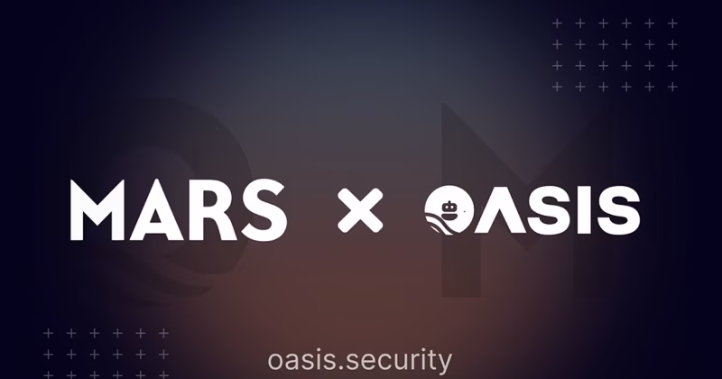 Mars and Oasis Security case study graphic for Non-Human Identity (NHI) management and service account security.