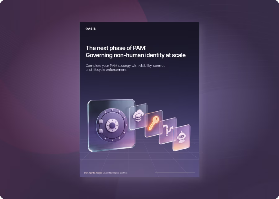 Cover of "The phase of PAM" by Oasis Security