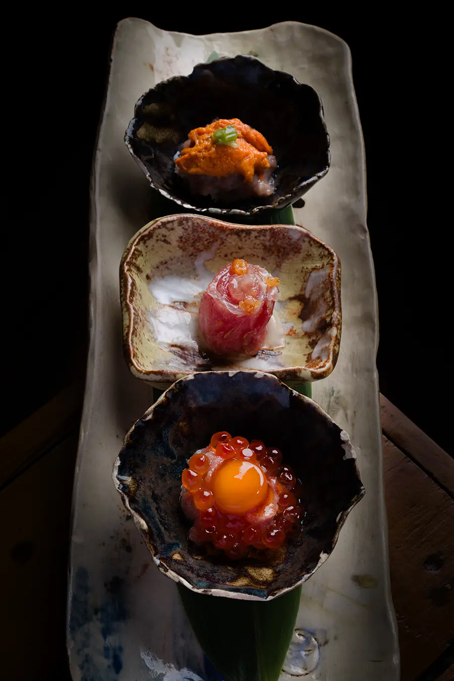 plato tres salmones