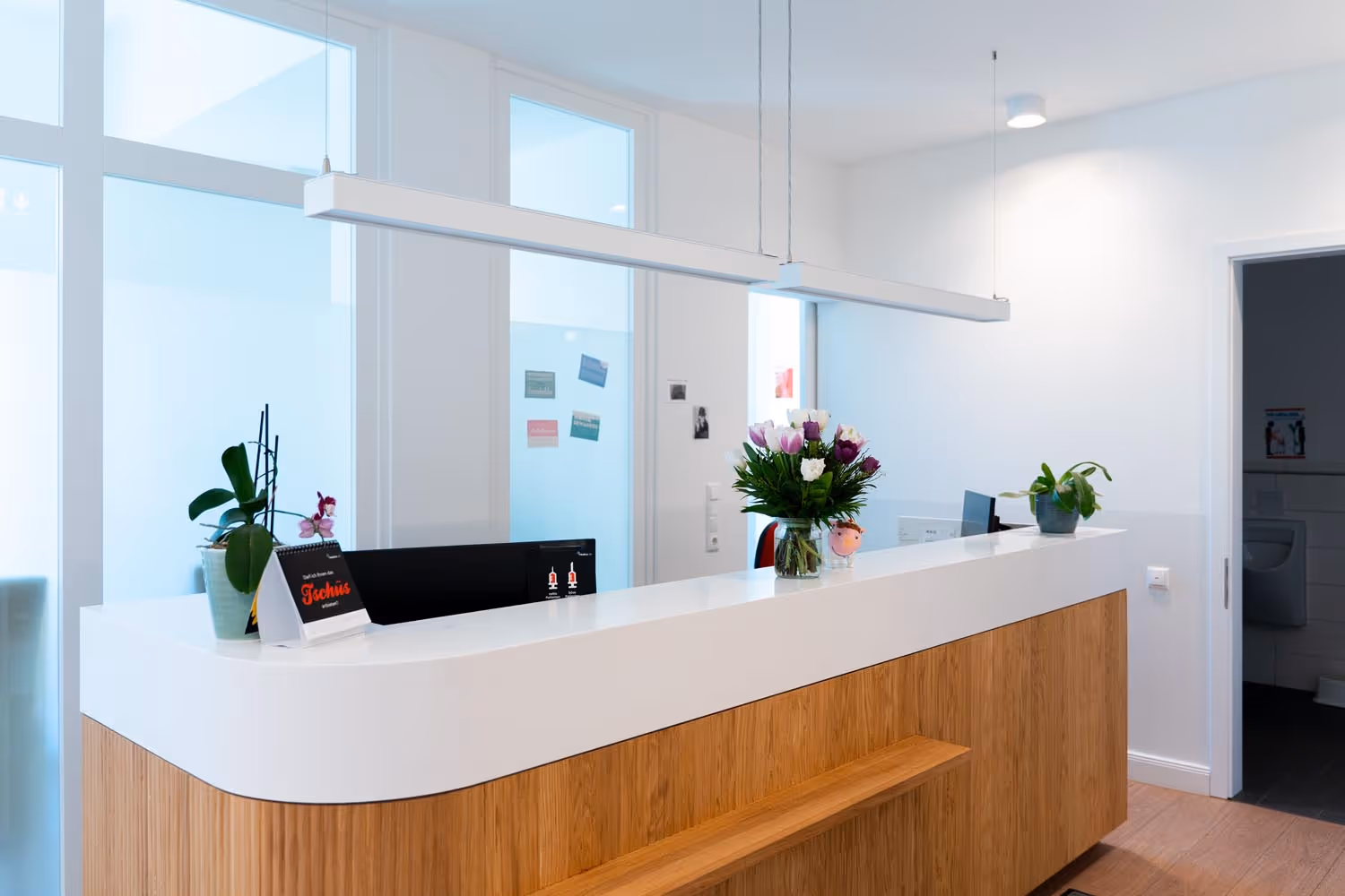 Praxis Dr. Winter in Lüneburg – Empfangsbereich