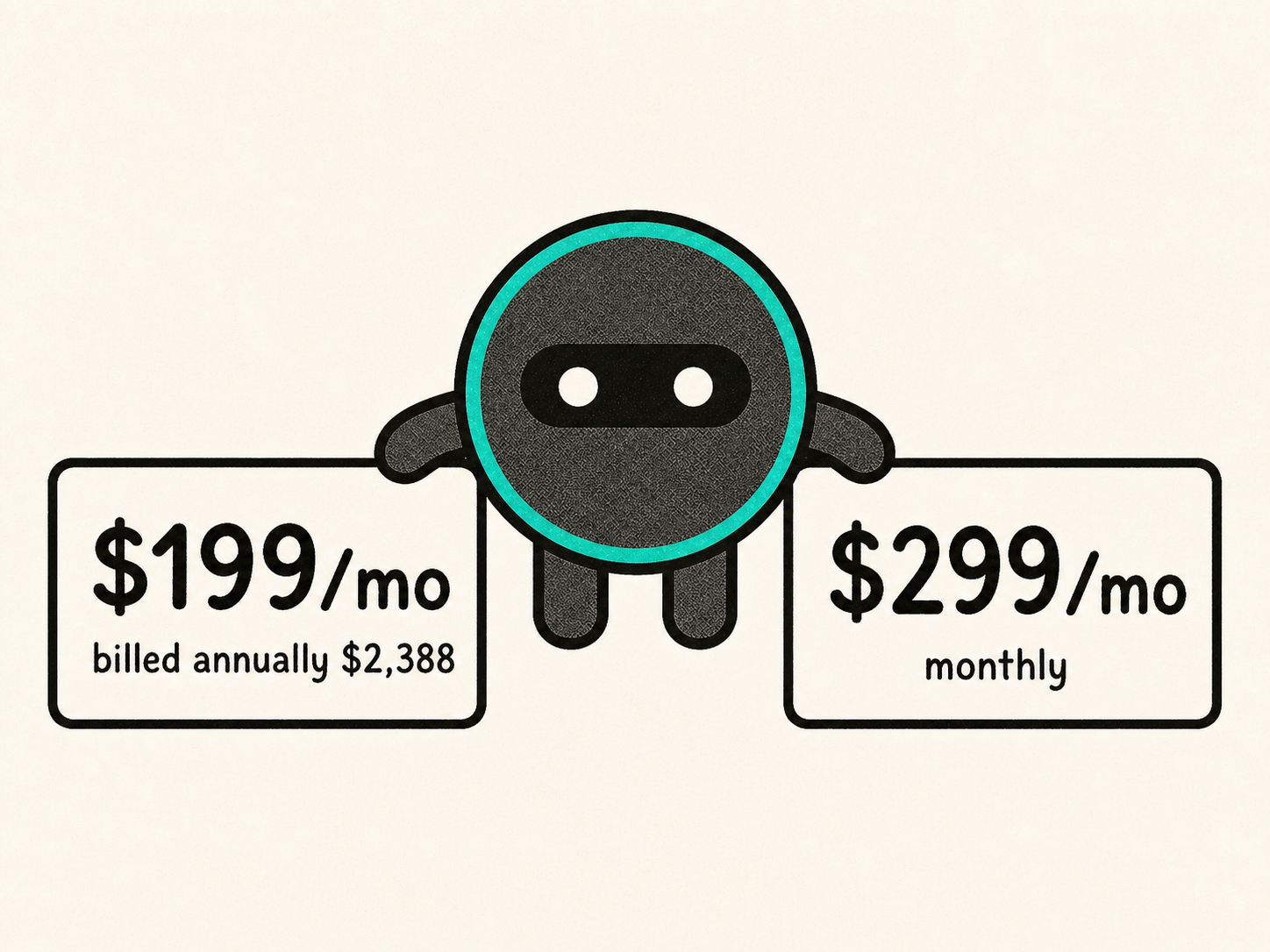 ShapeScale plan prices: $199 per month billed annually at $2,388, and $299 per month billed monthly.