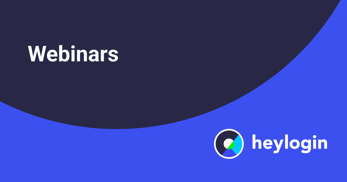 Webinare by heylogin