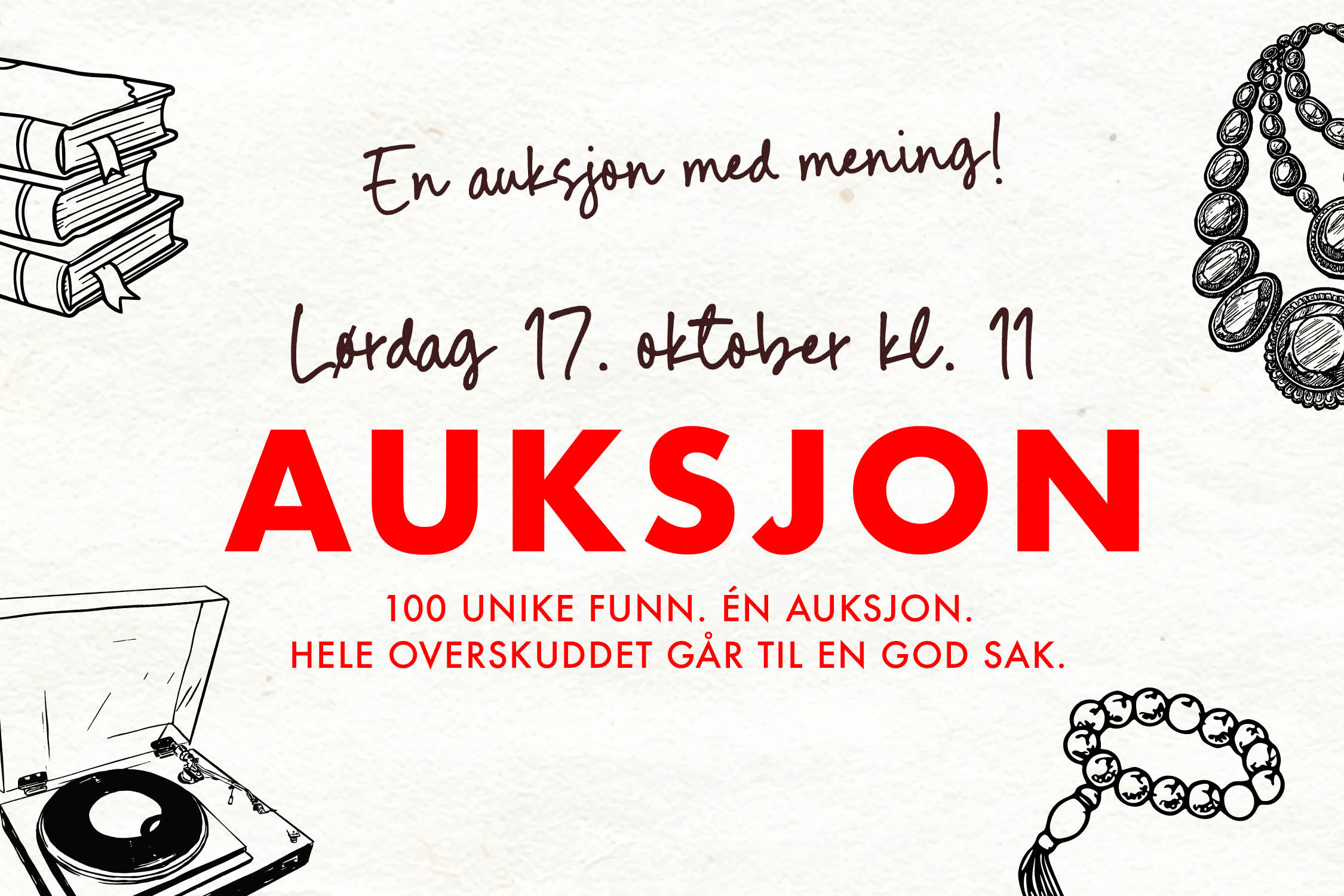 Over 100 gjenstander med historie, sjel og stil. Dette er bare et smakebit.