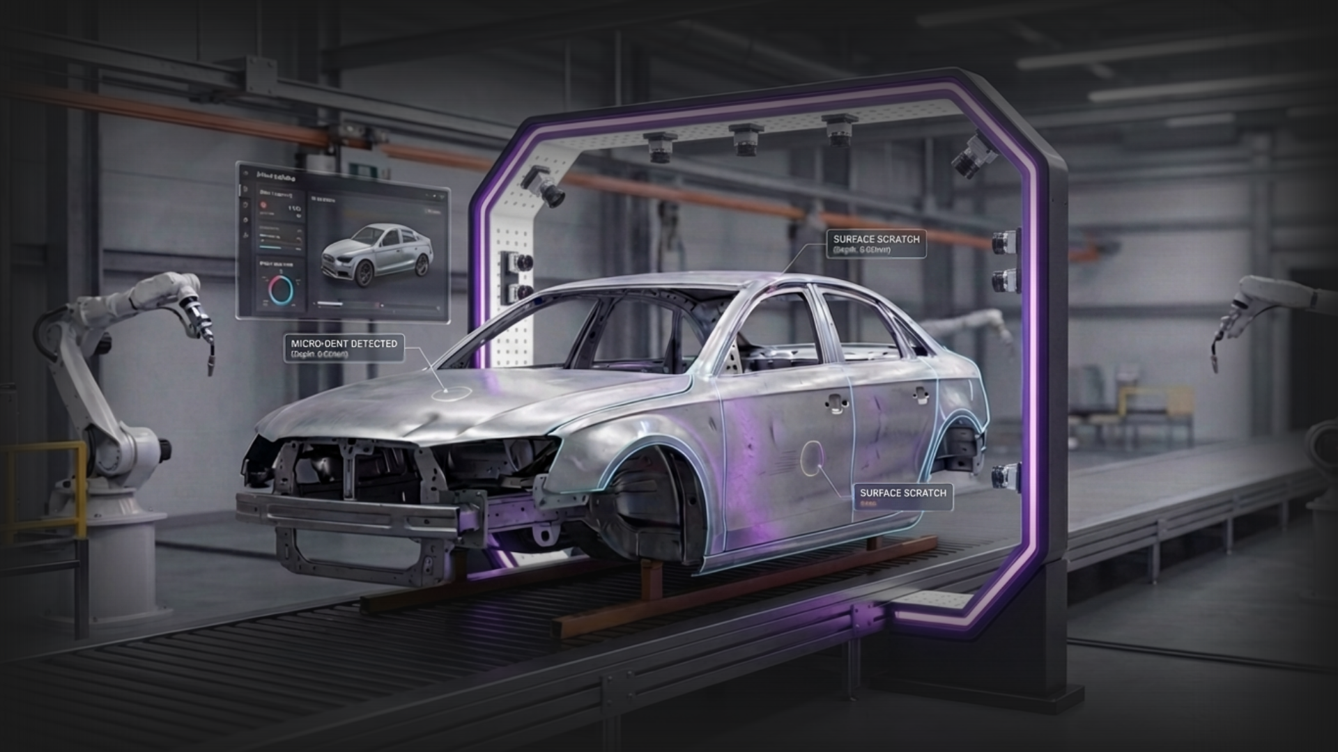 Illustration of rocket symbolizing Robolaunch Industry Cloud Platform infrastructure with icons for AI, GPU orchestration, edge AI, and computer vision applications.