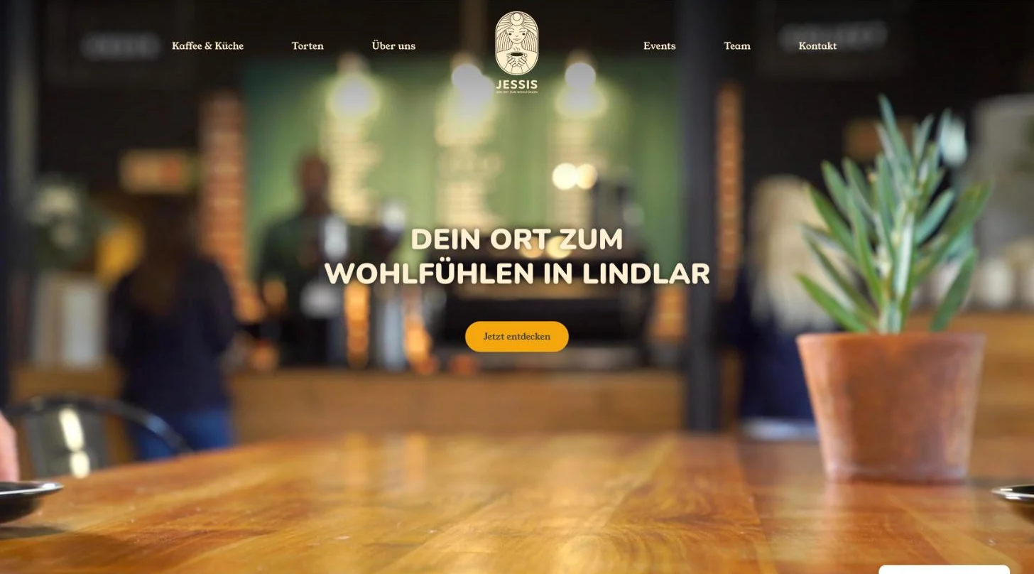 Website Jessis Lindlar – Café und Torten
