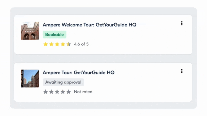 Easily duplicate an existing product from your catalog and save time on setup.