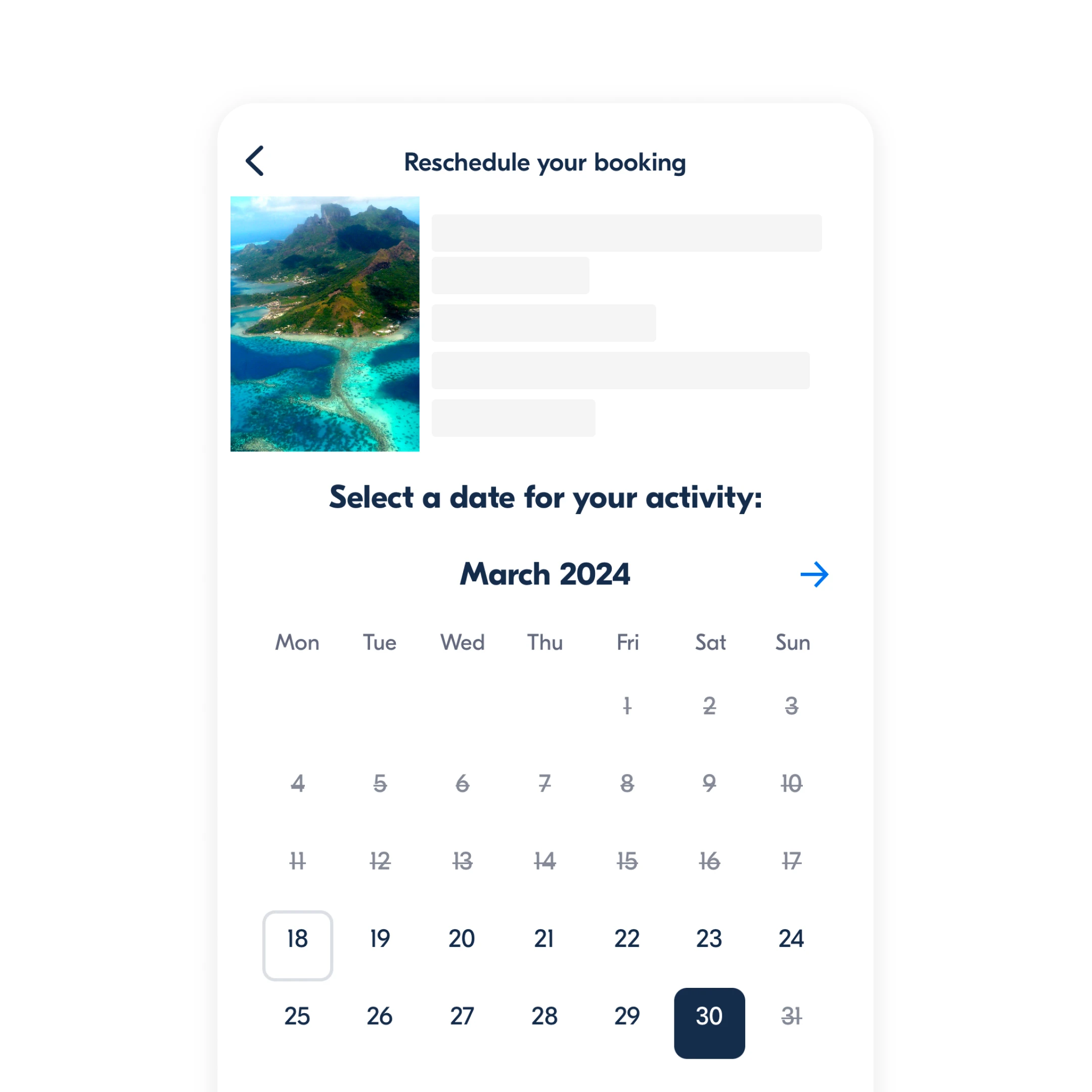 Customers can now reschedule easily, reducing cancellations and ensuring more secure bookings for you.