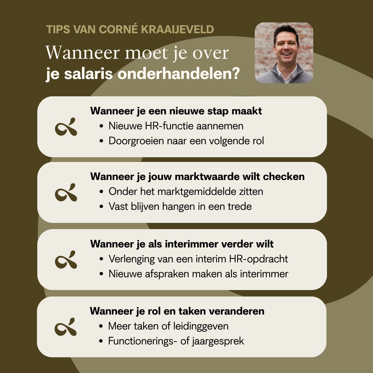 Wanneer moet je over je salaris onderhandelen? Corné van Levvl legt uit