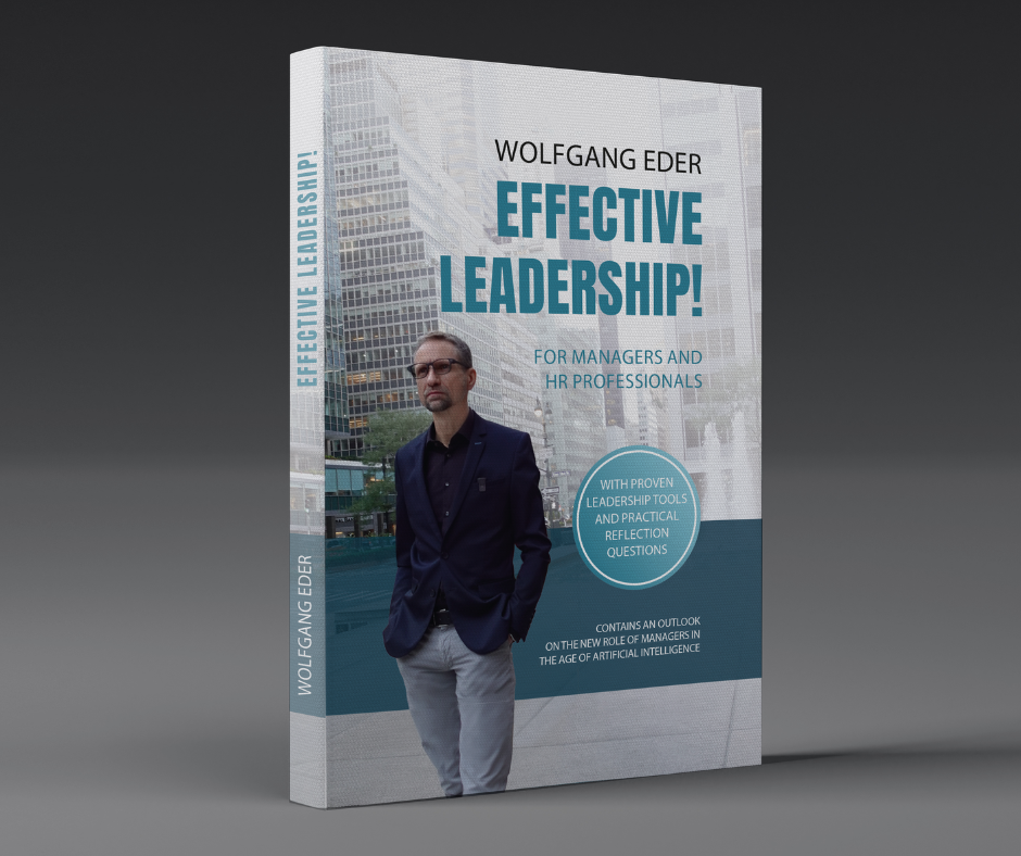 Repräsentatives Studiofoto vom Buch: Wirksam Führen. Autor: Wolfgang Eder (