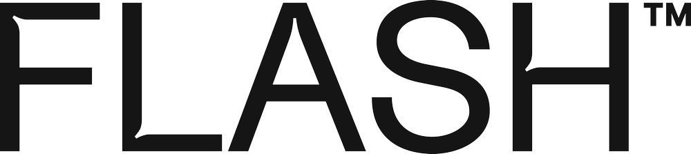 The word FLASH in bold, black uppercase letters with a small superscript TM trademark symbol.