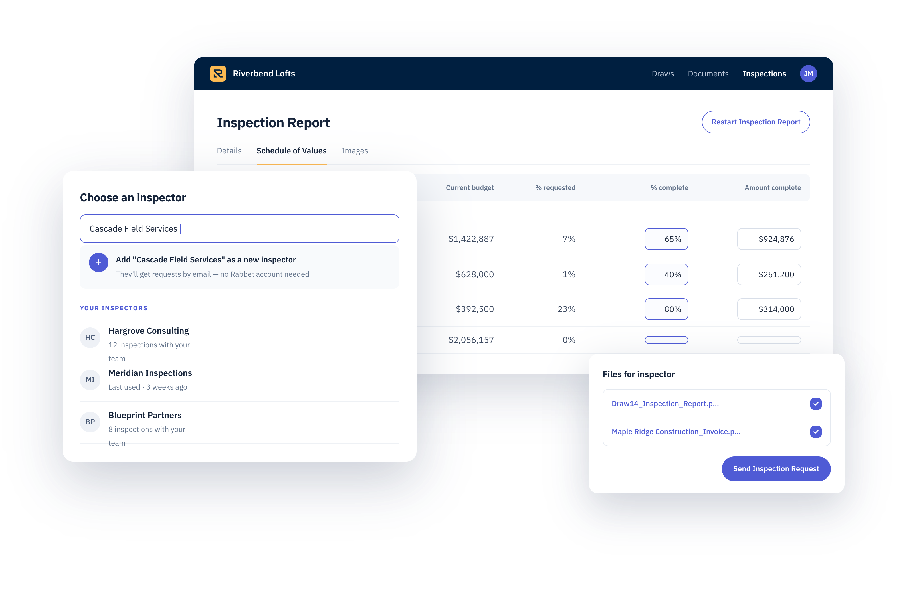 Construction Draw Inspection Software
