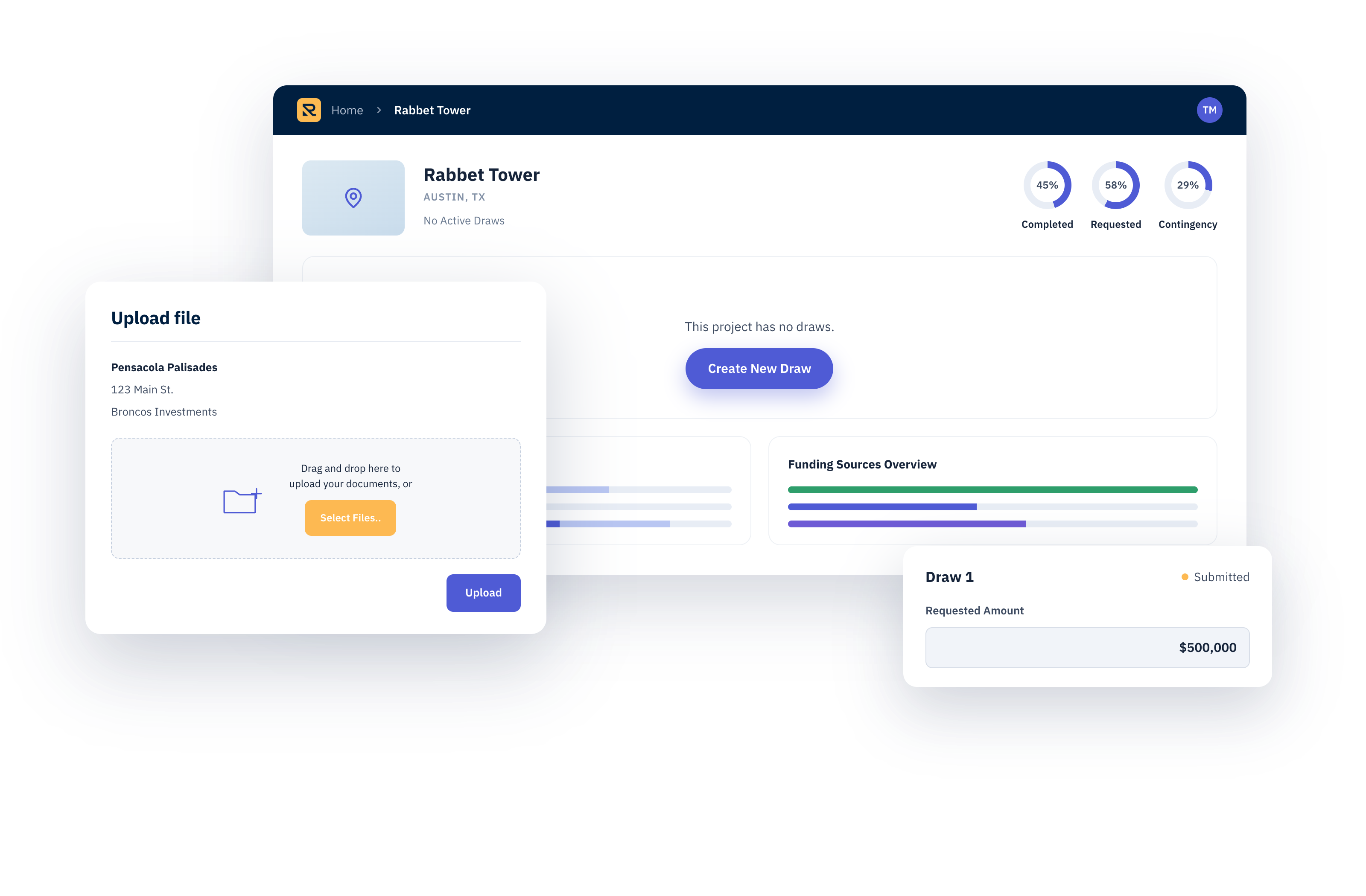 Construction Loan Borrower Portal