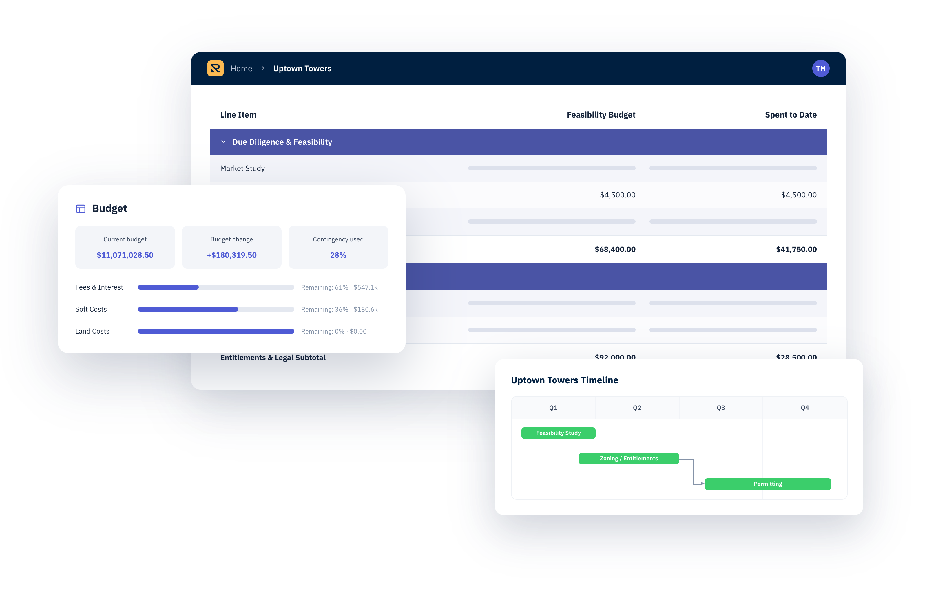 Pre-development Management Software