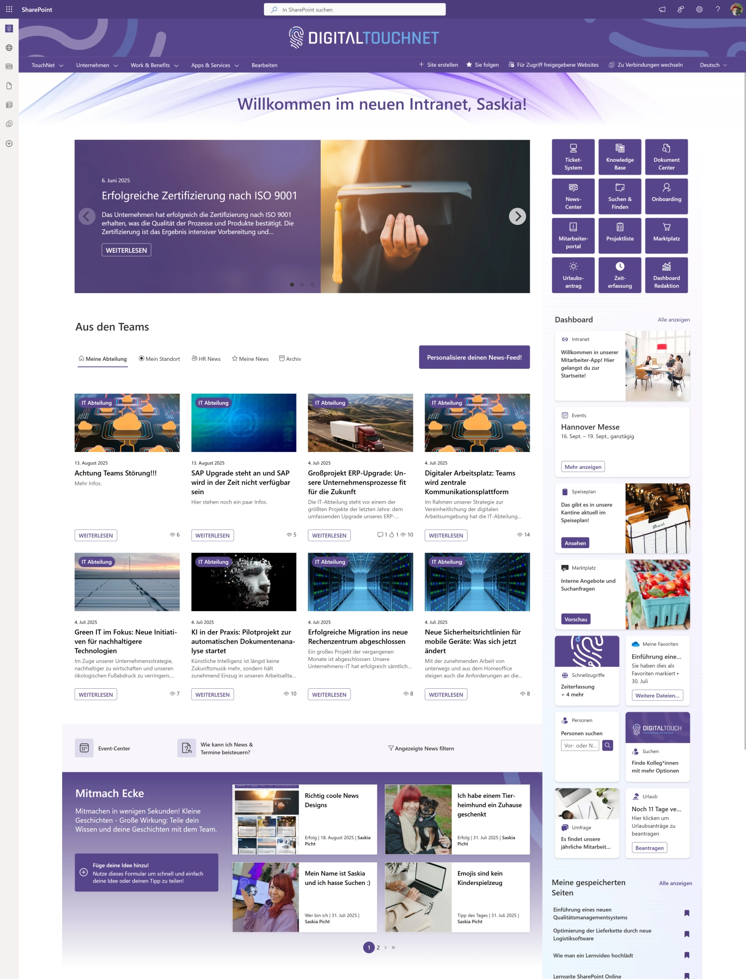 Intranet Event-Center