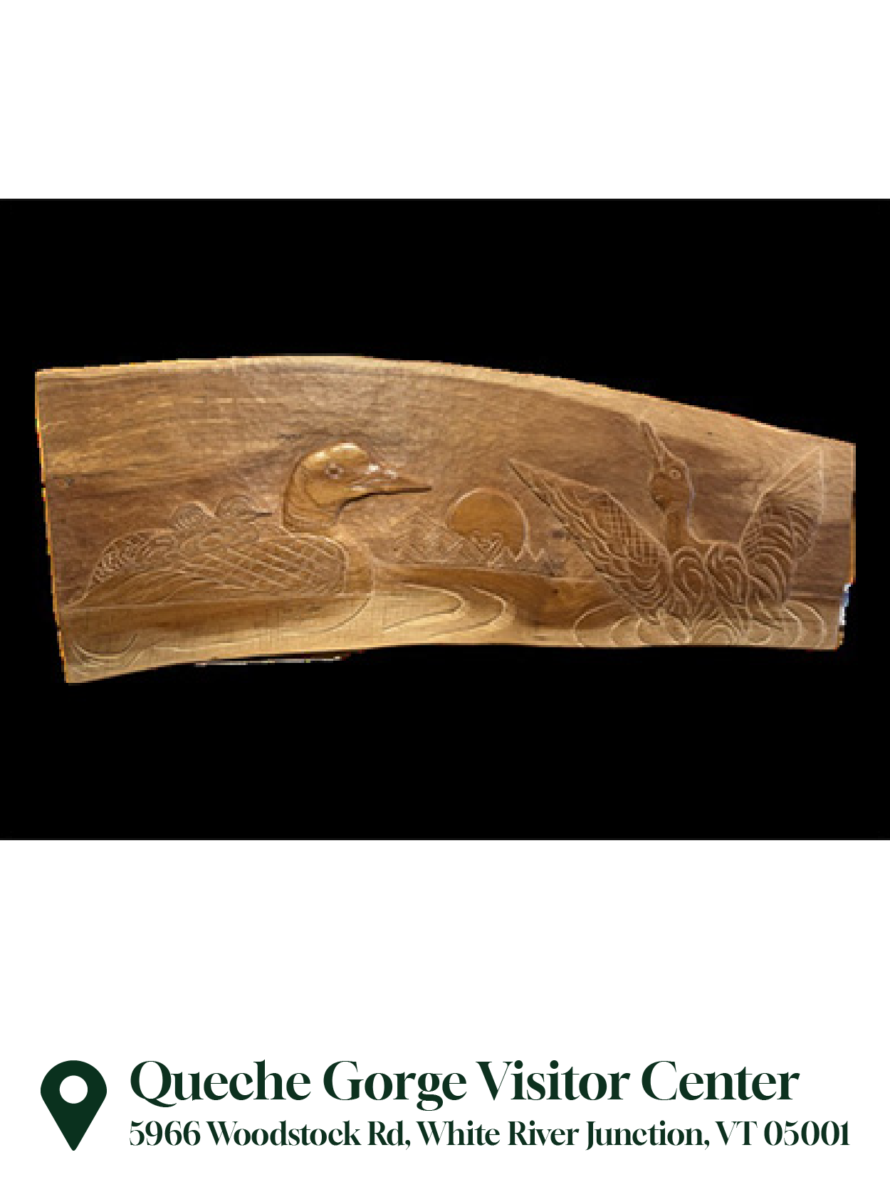 Black Cherry Bas Relief created and carved in Vermont