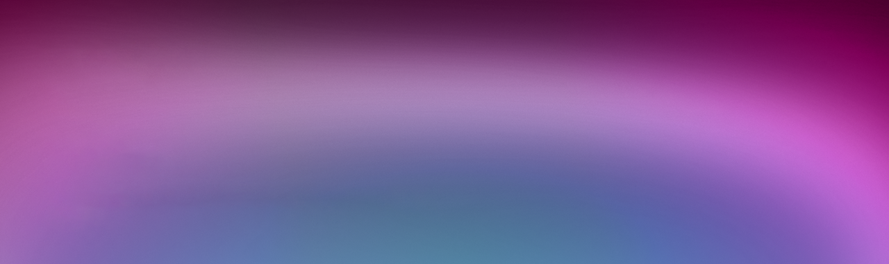 Gradient background blending magenta, purple, blue, and teal colors.