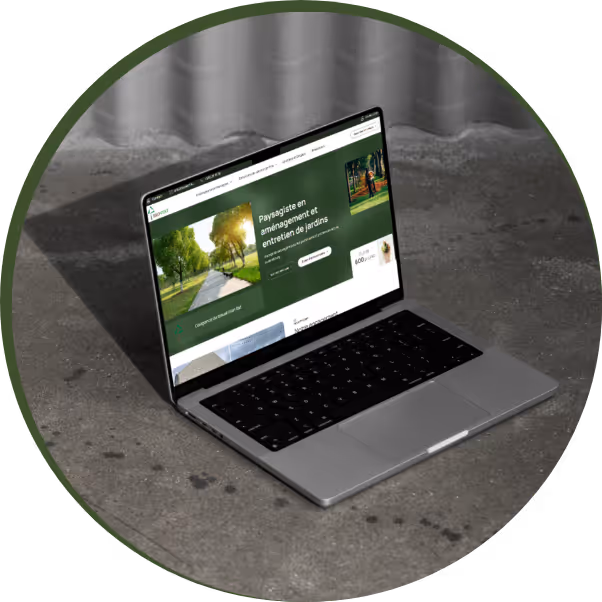 Mokcup du site Sudvert.be