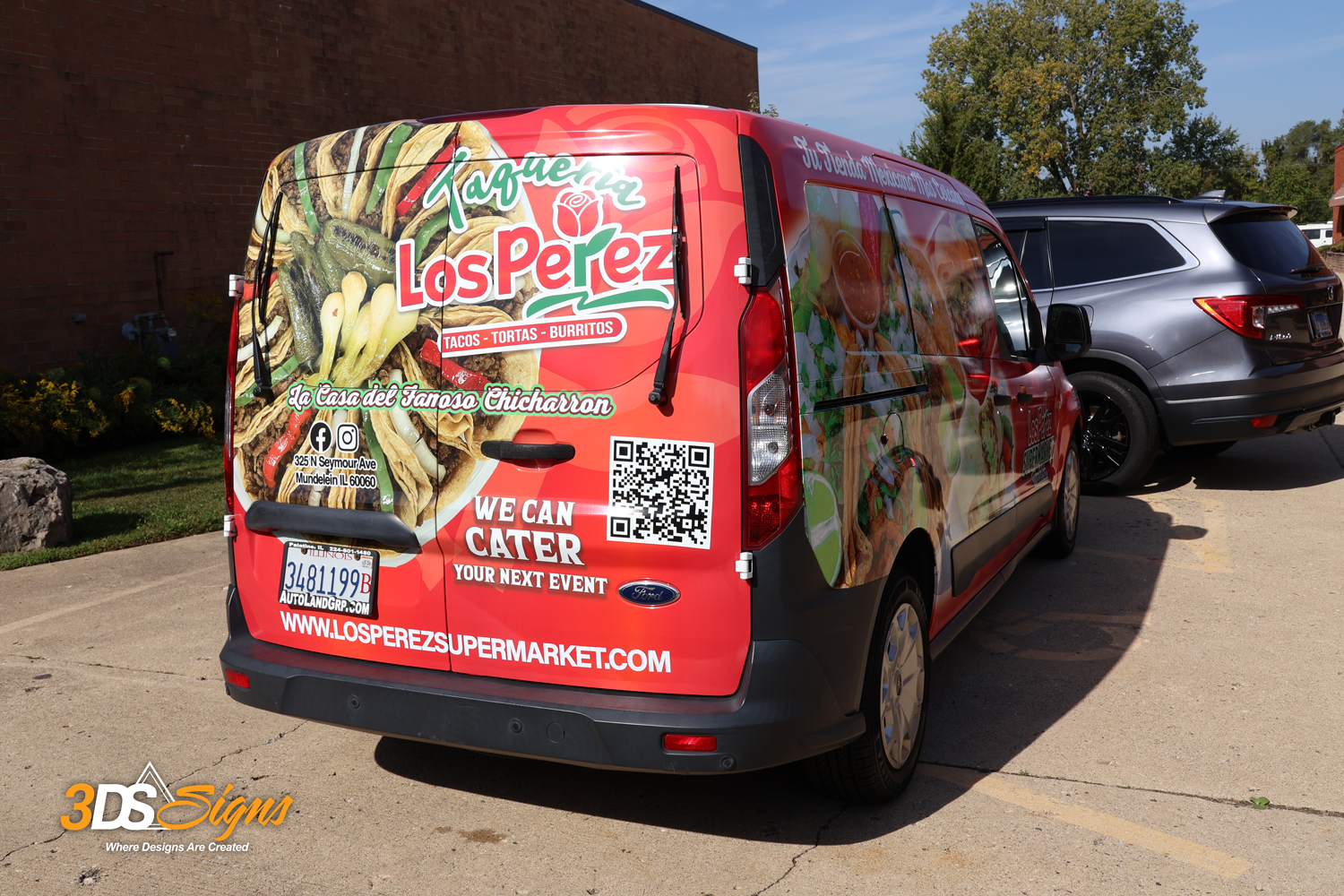 Custom Wrap on Van - Grocery Store Company