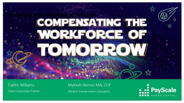 Compensating the Workforce of Tomorrow