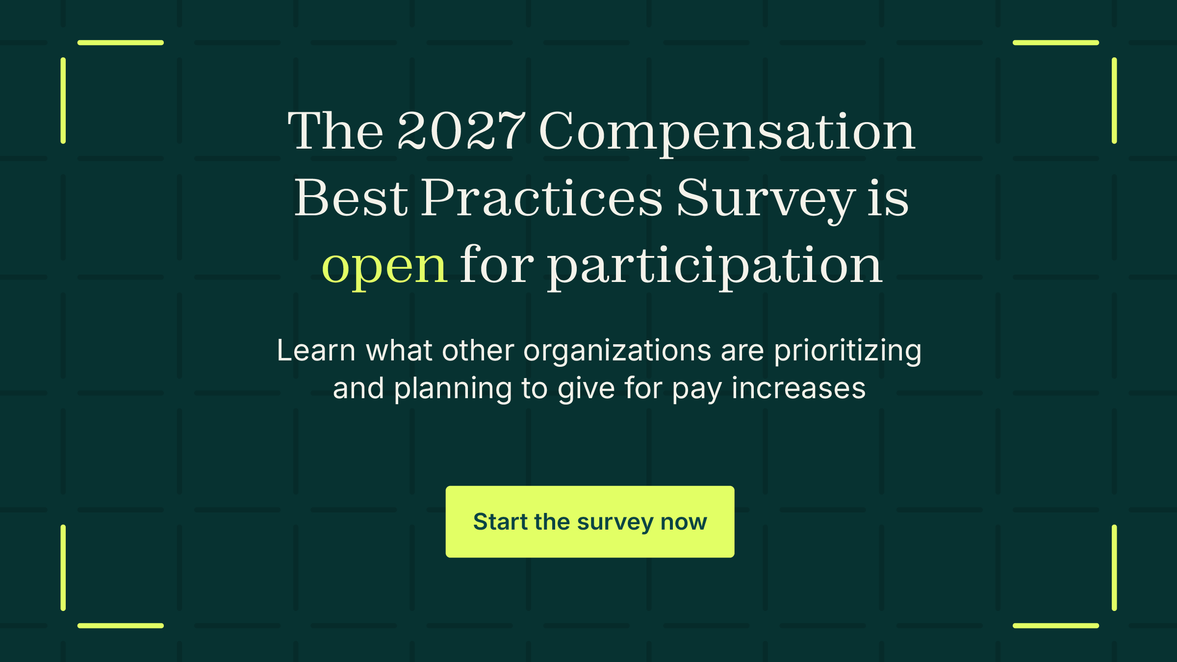 2027 compensation survey