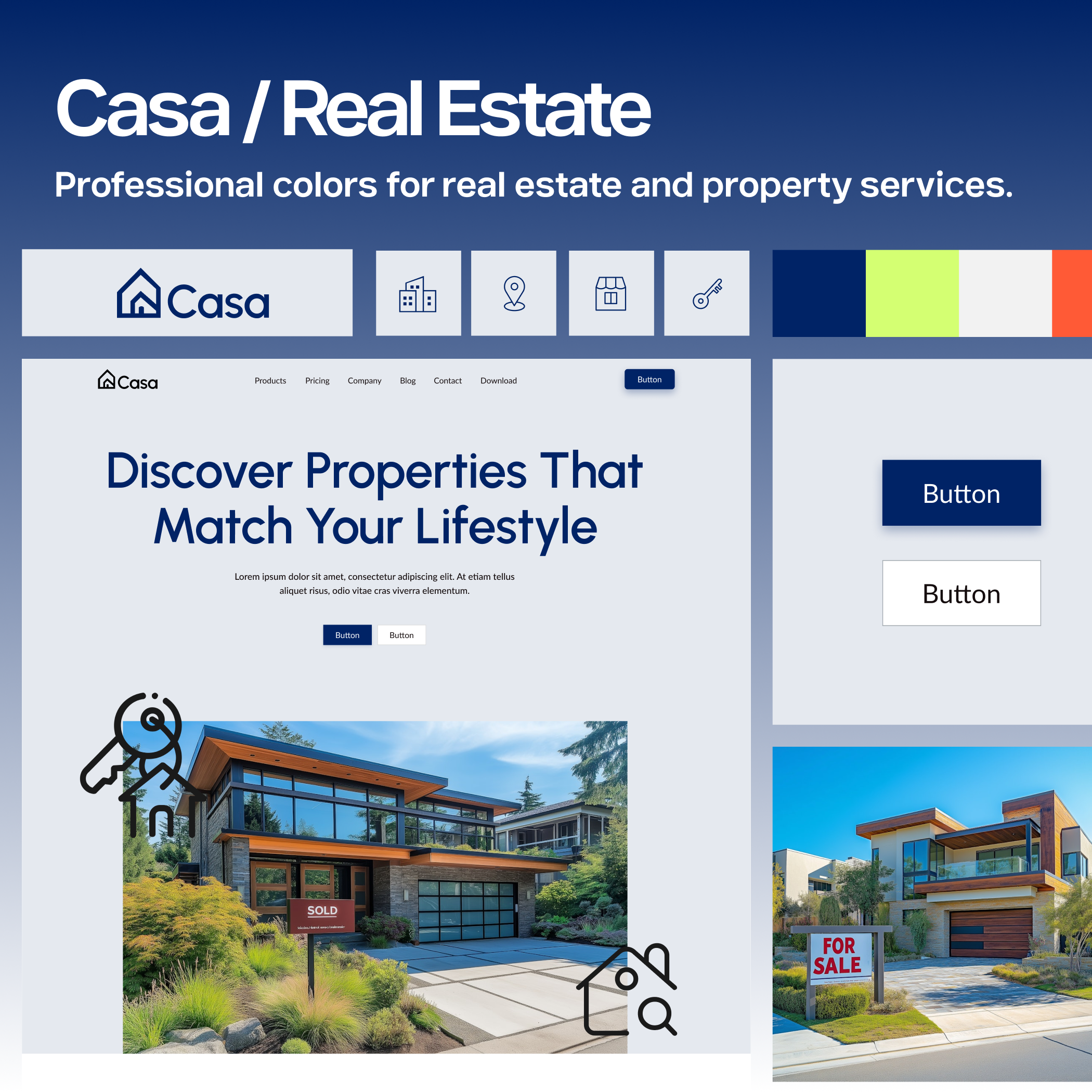Modulify ai website builder – new design system for real estate and property services